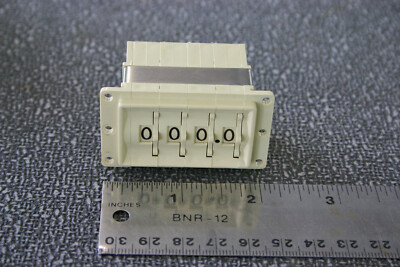 Digitran Company Series 29000 / 29122 4 Dial Beige Thumbwheel Switch NOS
