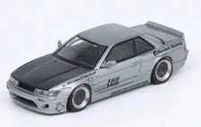 1/64 Die Cast Nissan Silvia (S13) V1 PANDEM ROCKET BUNNY Model Car -SILVER-