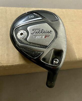 Used Right Handed Titleist 910F Fairway Wood 15* HEAD ONLY Golf Club 
