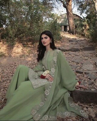 Pakistanischer Designer Damen Saira Rizwan von ITTEHAD GENÄHTER ANZUG