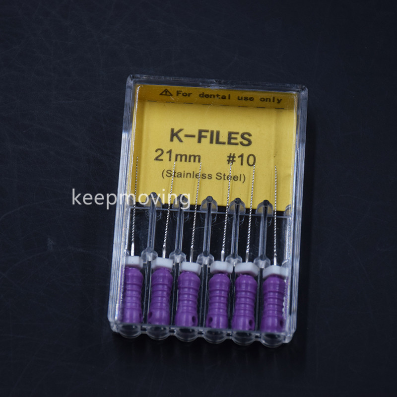 Trapano Odontotecnico Kit Strumenti Dentali Endodontici - 10 Reamer E K- Files In Acciaio Inox Per Canale Radice Strumenti Endodontici - Foto 11