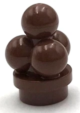 Lego New Reddish Brown Ice Cream Scoops
