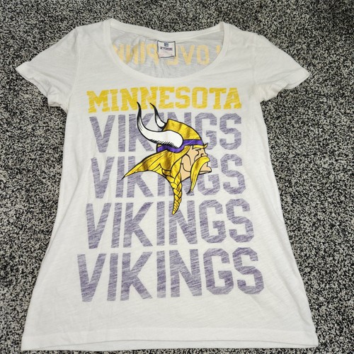 Victoria’s Secret PINK Minnesota Vikings T Shirt, Women'Size Large Football NFL