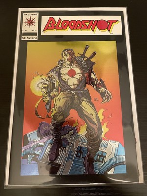 Bloodshot 1 (1993) NM+ Valiant Chromium Cover Comic Book Barry Windsor Smith