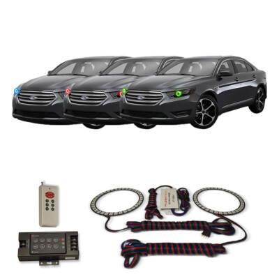 RGB Multi Color RF Headlight Halo kit for Ford Taurus 13-16