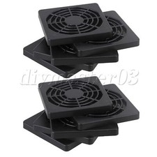 10Pcs PC Computer Cooler Fan Filter Cover Grills 60mm Diameter Black