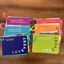 Lovevery Play Guide Set Of 6. 6-21, 25-27, 34-36, 43-51 Months.