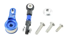 GPM Racing Blue Aluminum Servo Saver W/ Link - For Traxxas 4-Tec 2.0 GT16025TM-B