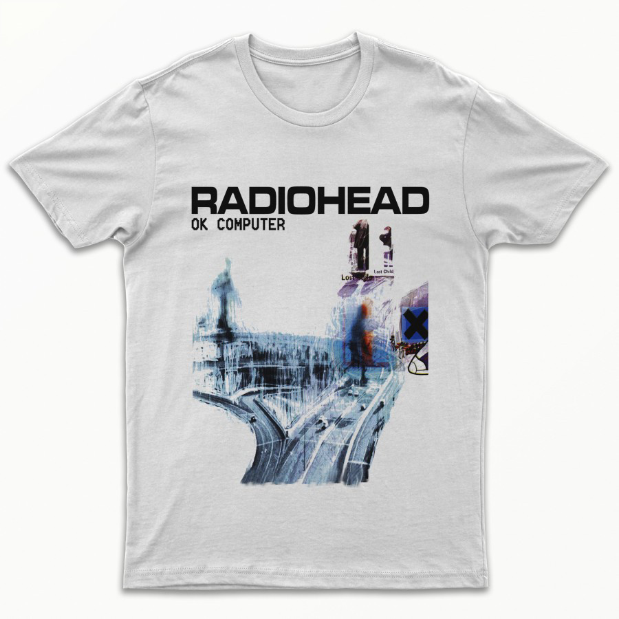 Radiohead Ok Computer T shirt 1997 Nigel Godrich, Colin Greenwood, Thom Yorke