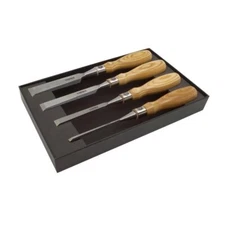 NAREX CZECH REPUBLIC Set of Bevel Edge Chisels, RICHTER 4 pcs set - Brand New