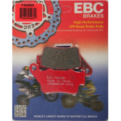 EBC Carbon Rear Disc Brake Pad Set - Fits KTM 690 Enduro / R (2008-2024)
