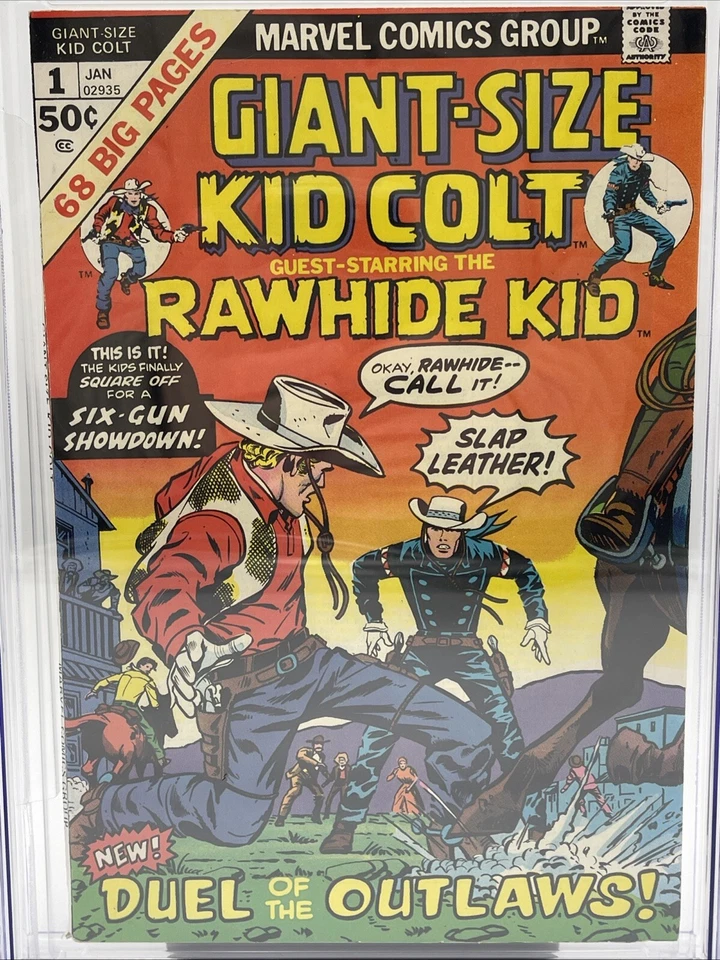 Giant-Size Kid Colt #1 CGC 5.5 Rawhide Kid Appearance Duel of the Outlaws Marvel - Image 2 of 4