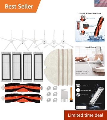 22-Pack Accessories Kit compatible with Roborock S4 S5 S6 - All-in-One Solution