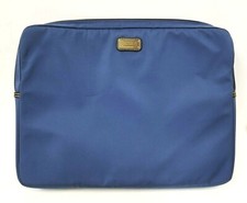 NEW COACH MARINE,BLUE TRANS NYLON TABLET,LAPTOP SLEEVE FITS 13.5",SMALLER-F70371