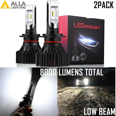 H7 LED Headlight Kit for Audi A4 A5 A6 Q5 Q7 TT Quattro 6000K 60W Low Beam Bulb