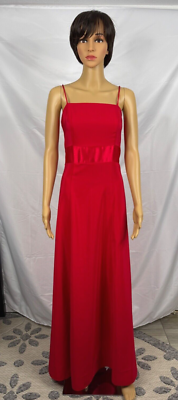 Formal Dress Ladies Size 14 True Red Gently Used Wedding Party Prom | eBay