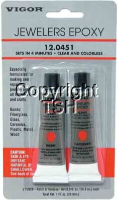 VIGOR JEWELERS EPOXY SETS IN 4 MINUTES GLUE ADHESIVES