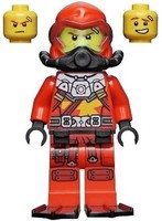Lego Ninjago Seabound Scuba Kai Minifigur Aus 71756