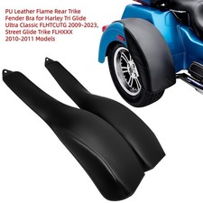 PU Leather Flame Rear Trike Fender Bra for Ha...