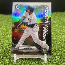 2021 Bowman Chrome Jasson Dominguez Positional Promise #POS-JD Yankees
