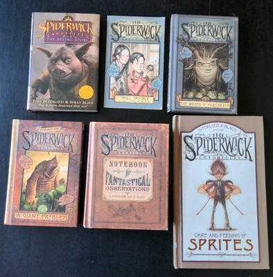 Lot of 6 Spiderwick Chronicles Books- Giant, Troll, Sprites, Stone, Wrath +1