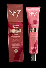 No7 Restore & Renew Face & Neck Multi Action Serum 75 mL 2.5 fl oz 💗