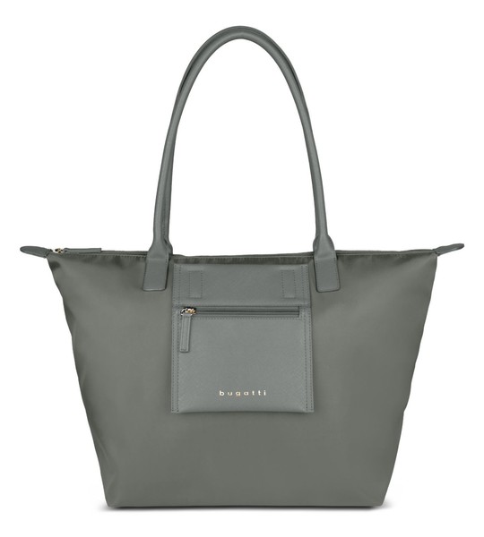 Bugatti Tote Bag Shopper Schultertasche Tasche Olive OlivgrüN Neu-image