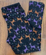 LuLaRoe Kids Leggings Christmas S/M NWOT