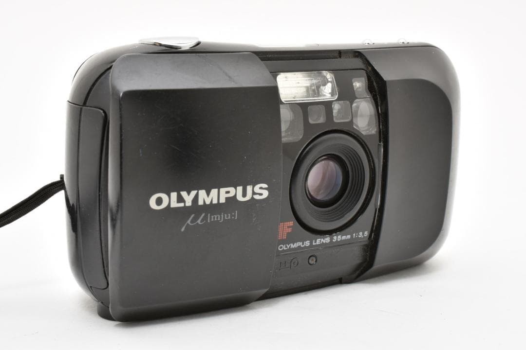 Olympus mju 1 i AF Black Point & Shoot 35mm Film Camera Tested