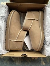 New UGG Kids Classic Ultra Mini Boots Size 5 Sand NIB Never Worn