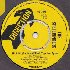 The Spellbinders - Help Me / Chain Reaction (7", Single, 4-p) (Good Plus (G+)) -