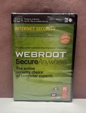 Webroot Secure Anywhere Internet Security komplett 2011 versiegelt