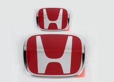 GENUINE STYLE RED FRONT 003 REAR J01 BADGE EMBLEM FOR HRV 2024-2026