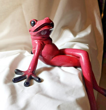 Kittys Critters Va Va Voom Pink Frog Figurine...