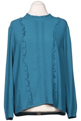 More & More Bluse Damen Oberteil Hemd Hemdbluse Gr. EU 44 Türkis #khzxhln