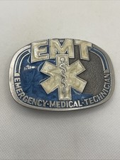 Paramedic Belt Buckle Buckle Bakery Made in USA EMT Emergency Support Enamel/MTL