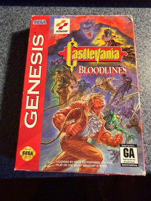 #ad Castlevania Bloodlines Sega Genesis Complete in Box CIB $169.99