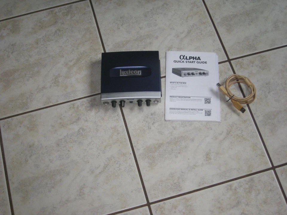 Lexicon Alpha Desktop USB Studio Recording Interface guter Zustand - Bild 2 von 4