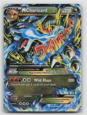 M Charizard EX (X) XY - Flashfire 69/106 Holo HP/DMG