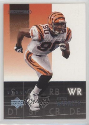 2002 Upper Deck Ovation Peter Warrick #17 19zq
