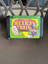 Puremco Mexican Train Dominoes To Go in Zipper Travel Case by University Games