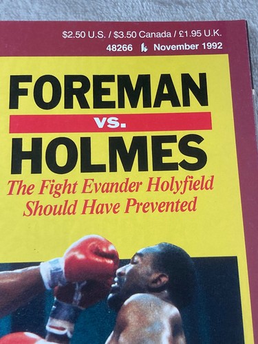 KO The Knockout Boxing Magazine Vintage From November 1992 - Picture 2 of 14