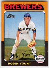 2001 Topps Archives #299 Robin Yount BASEBALL Milwaukee Brewers