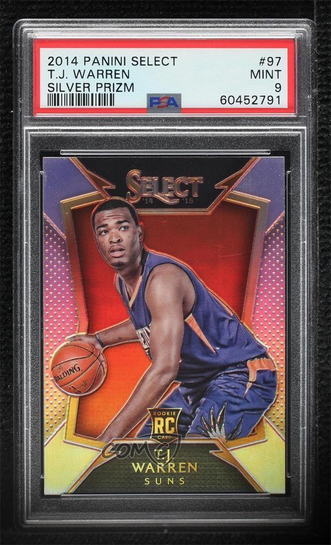 2014-15 Panini Select Concourse Silver Prizm TJ Warren #97 PSA 9 MINT 0e6z