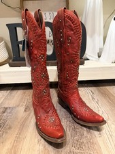 Lane Cossette Smoldering Ruby Boots