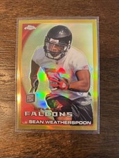 2010 Topps Chrome - Sean Weatherspoon #C171 Gold Refractor /50 (RC) Falcons NFL