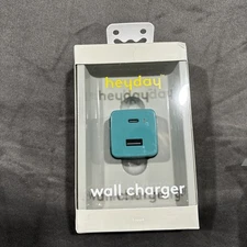 2-Port 20W USB-a and USB-C Wall Charger - Heyday Teal NEW & SEALED