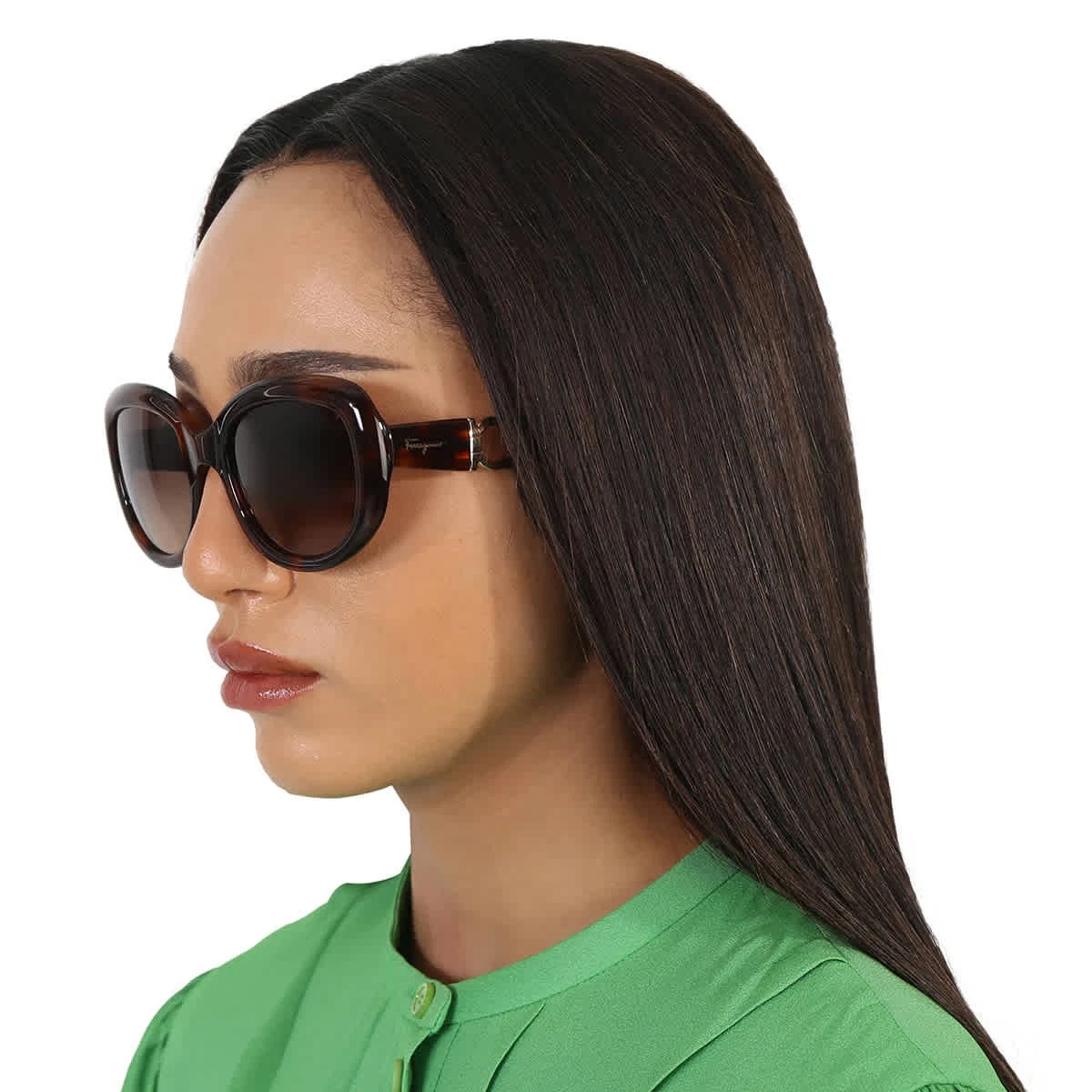 Salvatore Ferragamo Havana sunglasses SF836S Ferragamo SF836S 215 53 Sunglasses | Shade Station main image 2