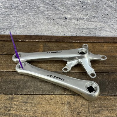 Vintage Sugino RT Crankset 165mm 110 BCD Double Square Taper 165