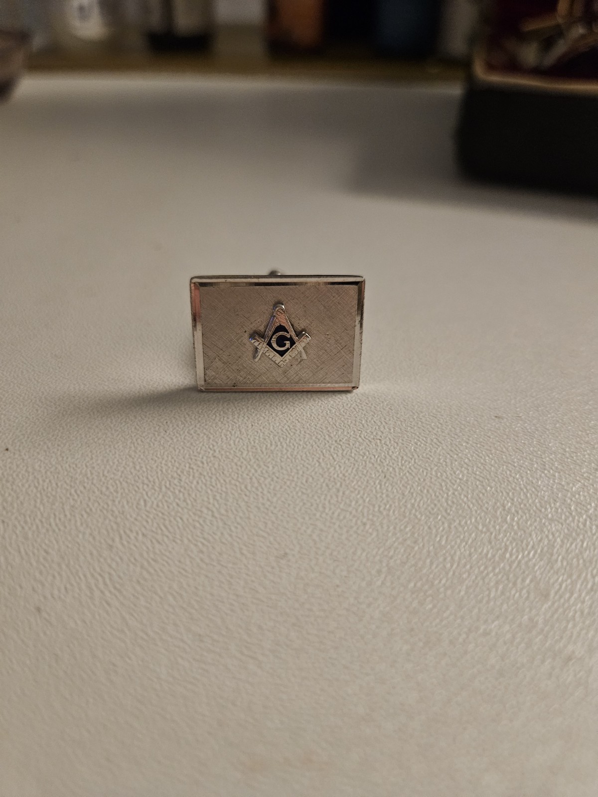 Silver cufflink - image 1